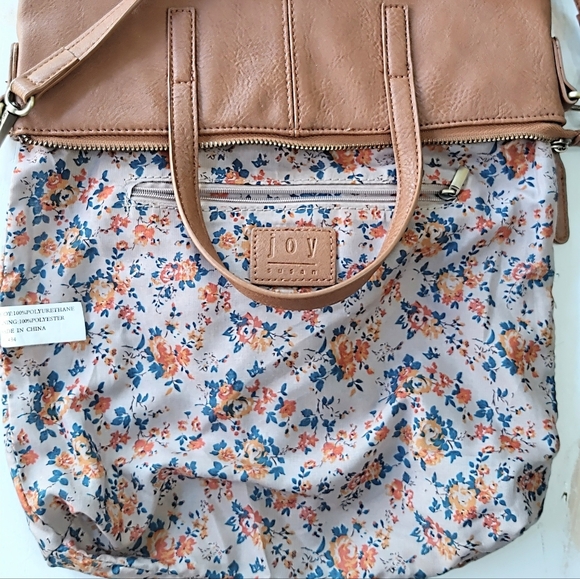 Joy Susan brown medium tote - Picture 5 of 9